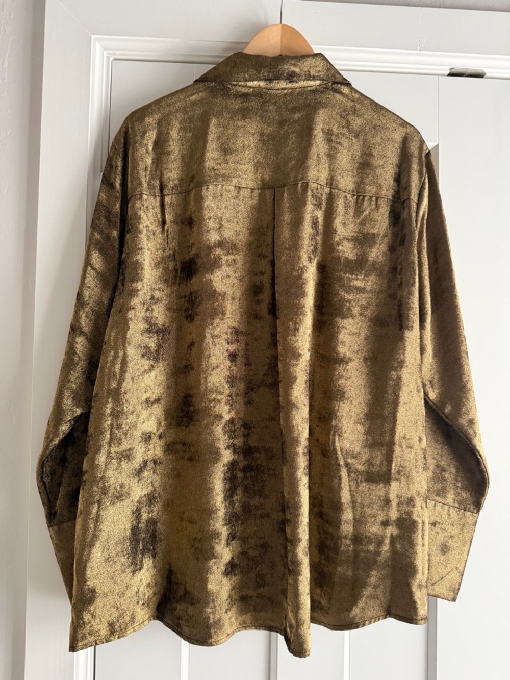 Worthington Button Down Satin Shirt size XXL - Picture 15 of 15